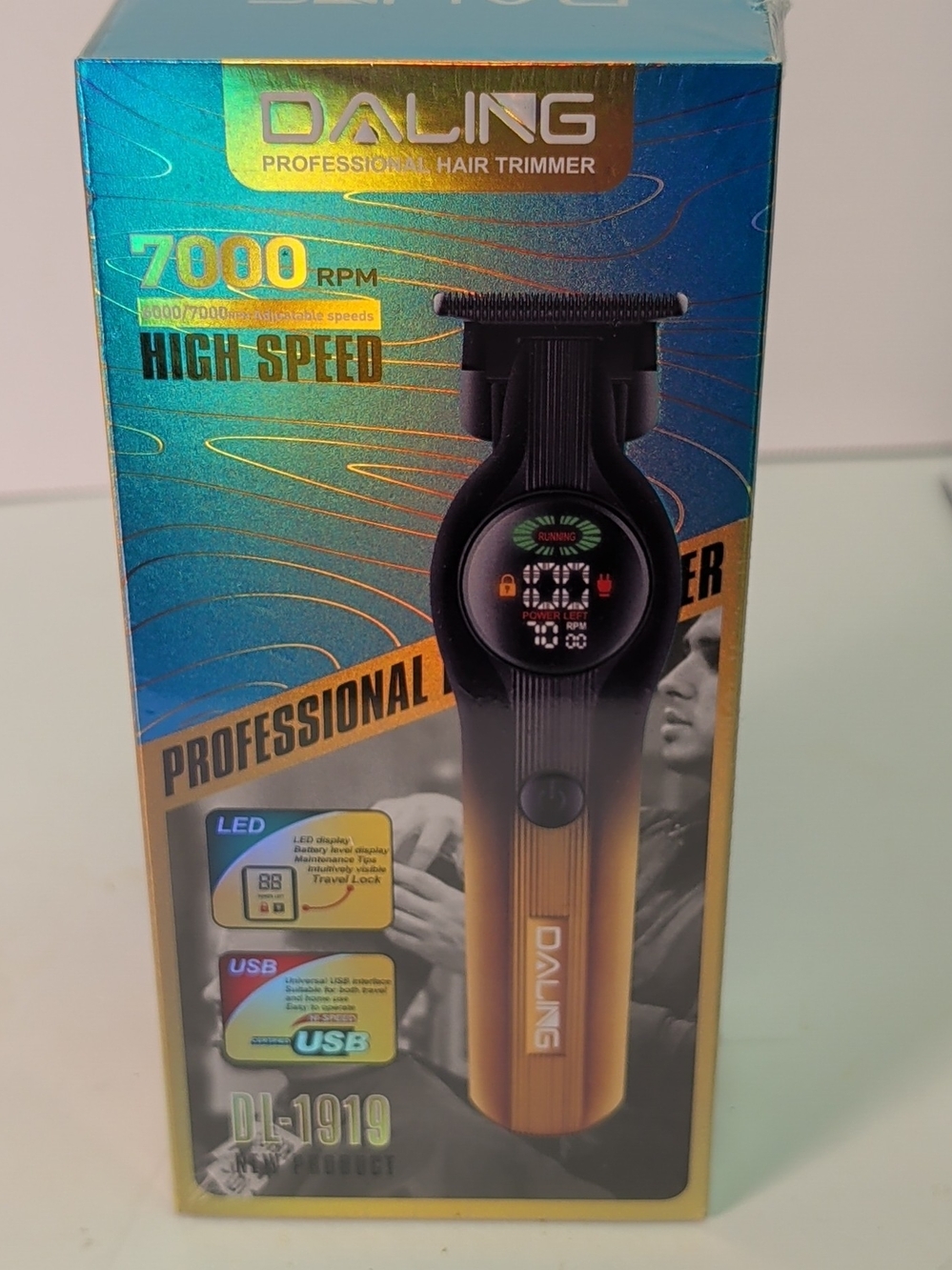Darling Professional Hair Trimmer in Black and Gold